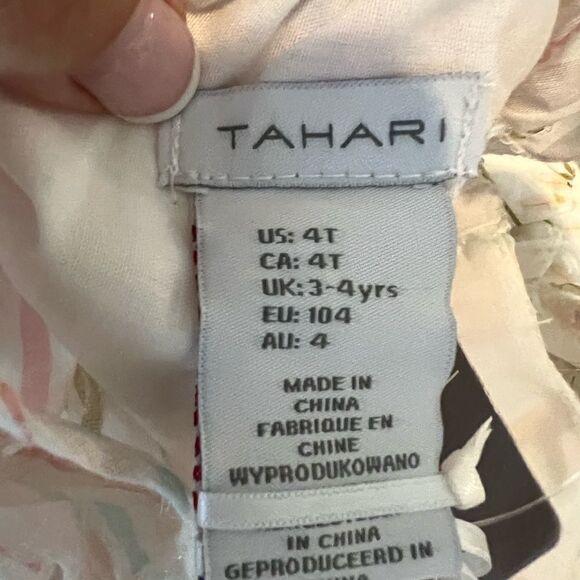 NWT Tahari 2pc Girls Dress Size 4t - Picture 3 of 3